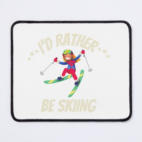 Item preview, I'd rather be Skiing. Trending Mixed Fonds  designed and sold by GEM STYLE.