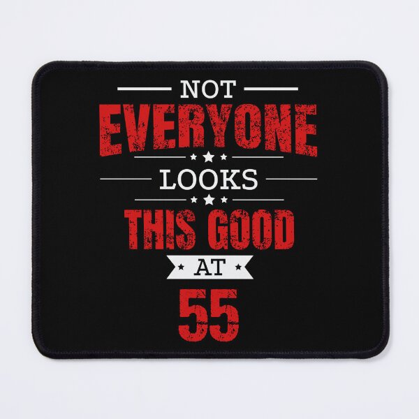 Item preview, 55th Birthday Gift Retro Fifty Five 55 Years Looks This Good Red designed and sold by haselshirt.
