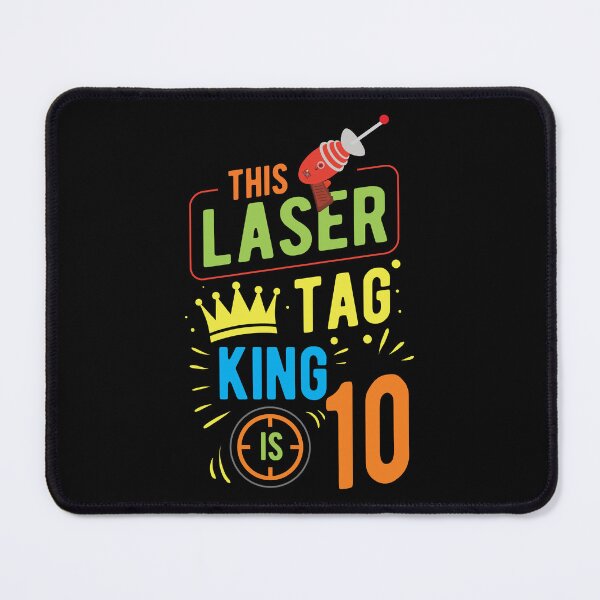 Item preview, This Laser Tag King Is 10 10th Birthday Recreational Gift designed and sold by haselshirt.