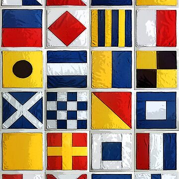 Artwork thumbnail, nautical flags by redboy
