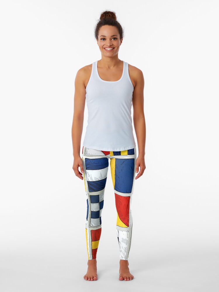 Leggings, nautical flags designed and sold by redboy