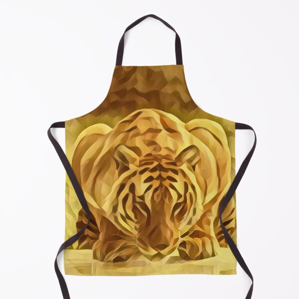 Item preview, Gold Portrait Nature Animal Wildlife Tiger Zoo designed and sold by TheWildFlix.