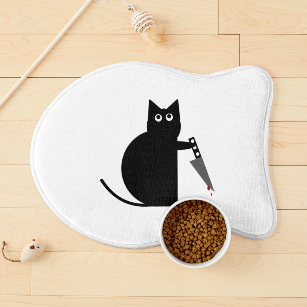 Stabby Cat Pet Mat