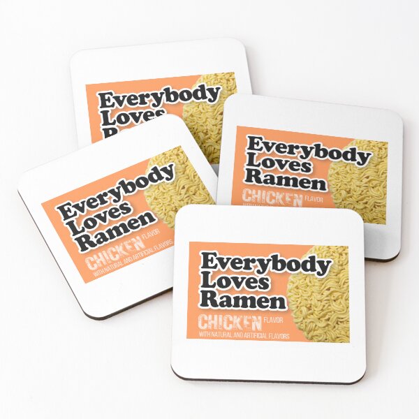 Item preview, Everybody Loves Ramen, funny parody design designed and sold by JCMCDesigns.