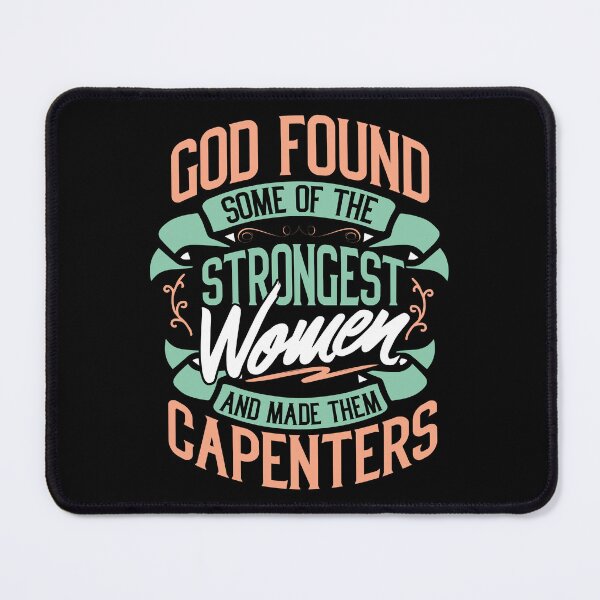 Item preview, Strong Woman Carpenter Profession Gift Idea designed and sold by haselshirt.