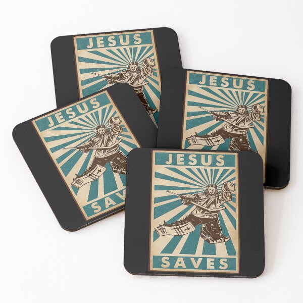Item preview, Jesus Saves - Ice Hockey designed and sold by Eclipse Media.