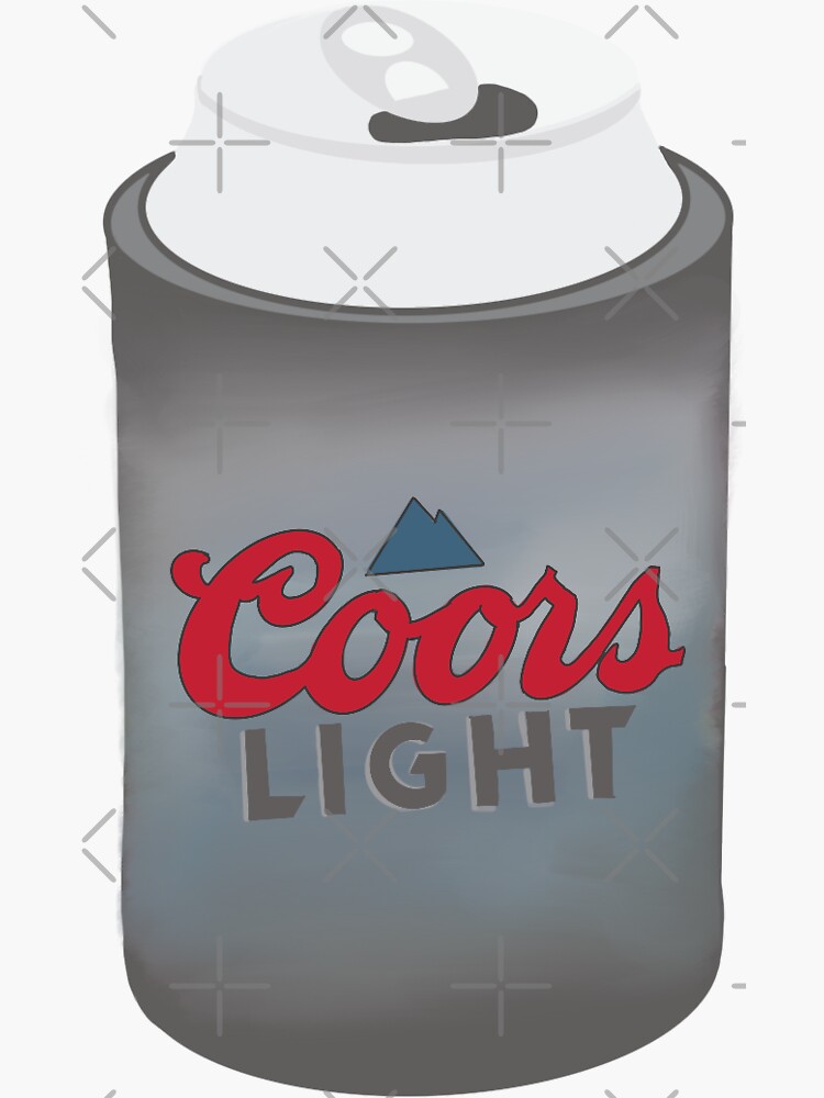 "Coors Light Koozie" Sticker for Sale by Taylorpemelton Redbubble