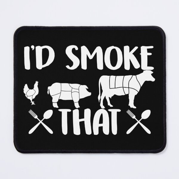 Item preview, I'd Smoke That Head Restaurant Chef Gift Idea designed and sold by haselshirt.
