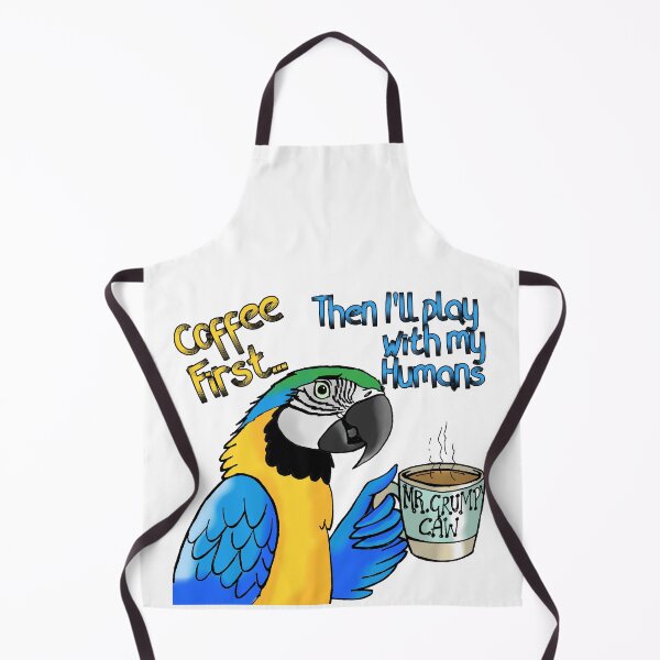 Item preview, Coffee First Blue and Gold Macaw designed and sold by Skye Elizabeth Carroll.