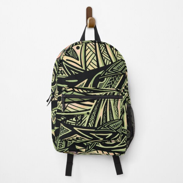 Item preview, Samoan - Polynesian - Hawaiian Vintage Green Tribal 1504 designed and sold by sunnthreads.