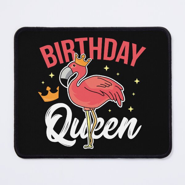 Item preview, Animal Lover Flamingos Birthday Queen Birthday Gift designed and sold by haselshirt.