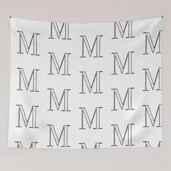 Item preview, Dotart/Dotwork illustration of Letter M designed and sold by MagnetitaBySil.