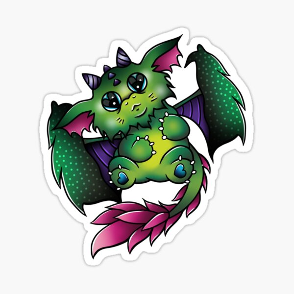 Mogwai Goblin Dragicorn Sticker Sticker