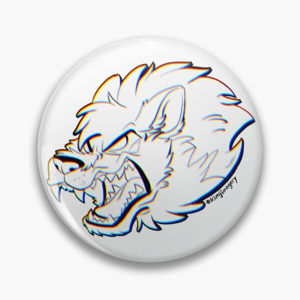 Item preview, Edgar Werewolf Head Sticker 3D designed and sold by KimJImagery.