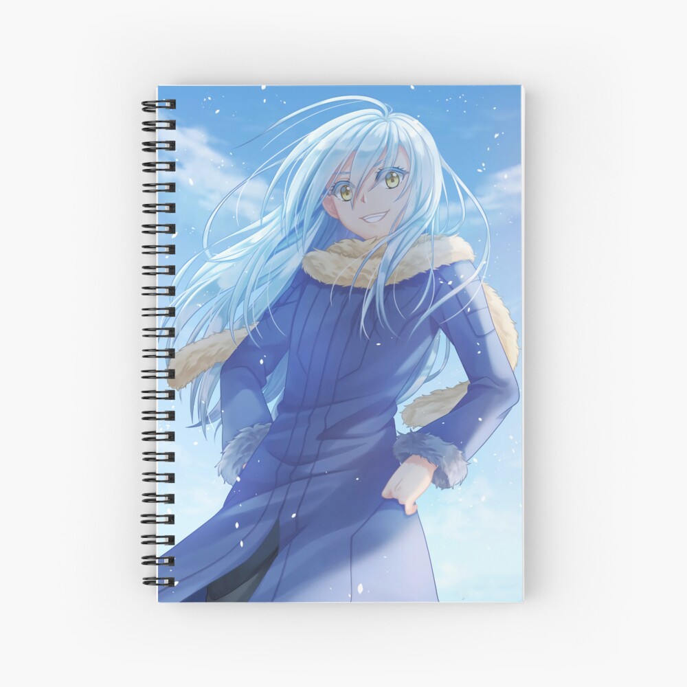 Rimuru Tempest That Time I Got Reincarnated As A Slime Artistic Drawing Spiral Notebook By