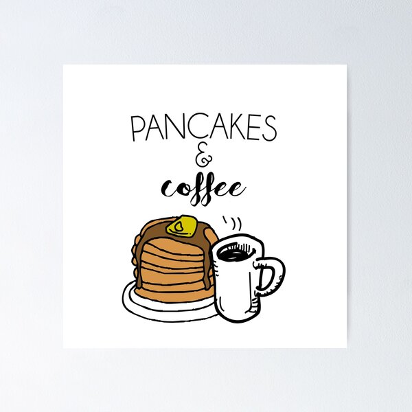 Item preview, CaptainSwan Pancakes & Coffee designed and sold by CapnMarshmallow.