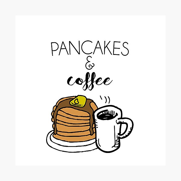 Item preview, CaptainSwan Pancakes & Coffee designed and sold by CapnMarshmallow.