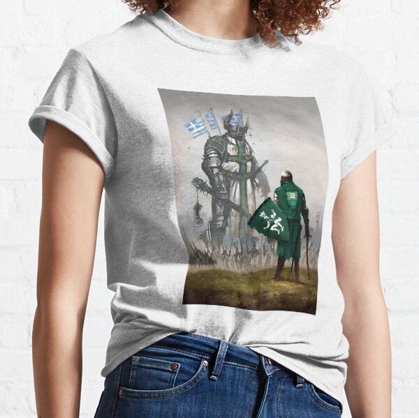 The Dark Knight against the Greek God. Classic T-Shirt