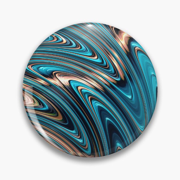 Artikelvorschau, Squiggly Teal und Kupfer entworfen und verkauft von Elisabeth Lucas.