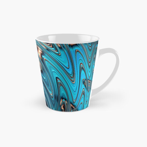 Artikelvorschau, Squiggly Teal und Kupfer entworfen und verkauft von Elisabeth Lucas.
