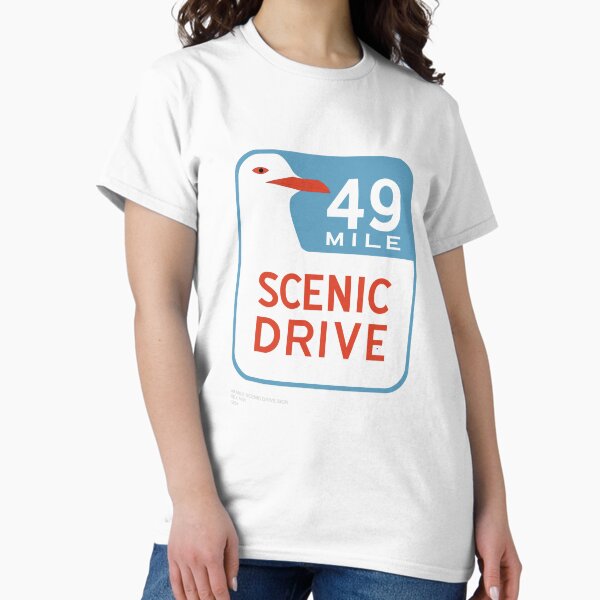 Vista previa del artículo con la obra «Señal de 49 Mile Scenic Drive - ICONOS DE SF», diseñado y vendido por randostuff.