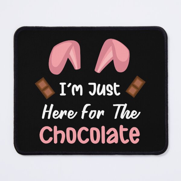 Item preview, I'm Just Here For The Chocolate Funny Easter Bunny designed and sold by haselshirt.