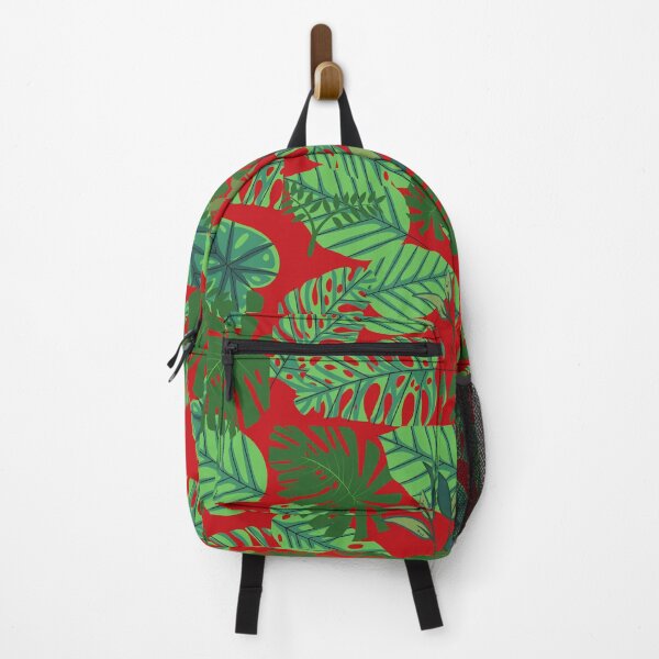 Item preview, Green Leaf Art on Red designed and sold by RiadMannan.