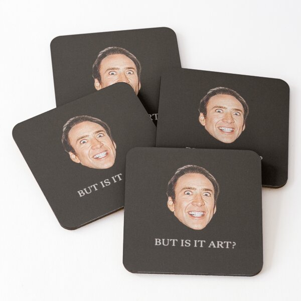 Item preview, But is it Art? Nicolas Cage Funny  designed and sold by apopofbeauty.