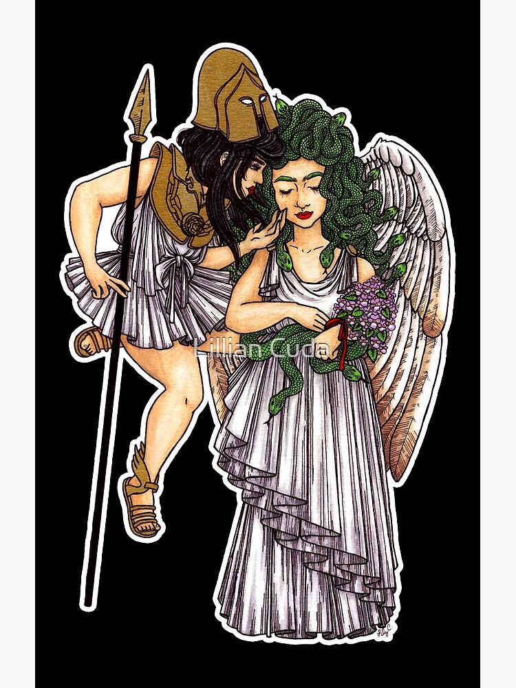  Athena Medusa Poster For Sale By LillianCuda Redbubble