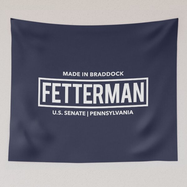 Item preview, John Fetterman for US Senate (dark blue) designed and sold by Thelittlelord.