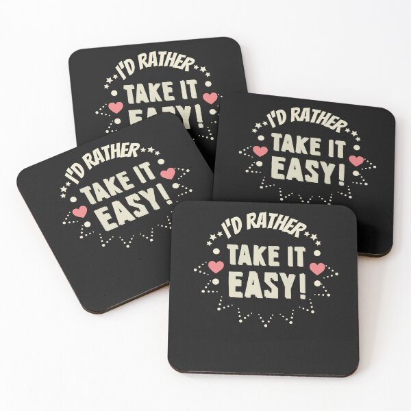 Item preview, I'd rather Take It Easy. Funny, Witty Sarcasm. Trending Mixed Fonds  designed and sold by GEM STYLE.