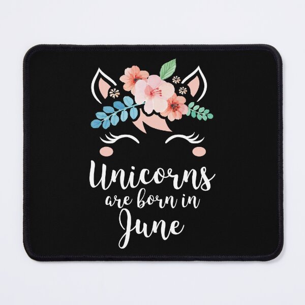 Item preview, Unicorns Are Born In June Shirt Birthday Month Gift Tee designed and sold by haselshirt.