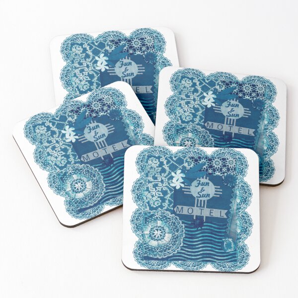 Item preview, Fun Sun Motel Cyanotype designed and sold by Janet Carlson.