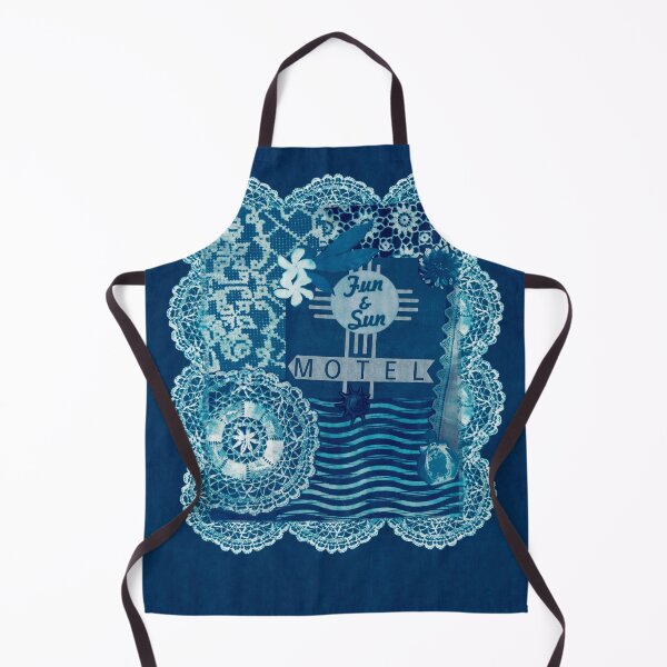 Aperçu de l'œuvre Amusant Soleil Motel Cyanotype créée et vendue par Janet Carlson.