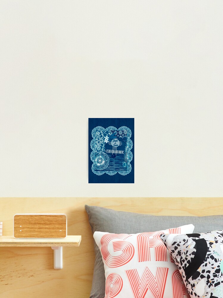 Thumbnail 2 of 3, Photographic Print, Fun Sun Motel Cyanotype designed and sold by janetcarlson.