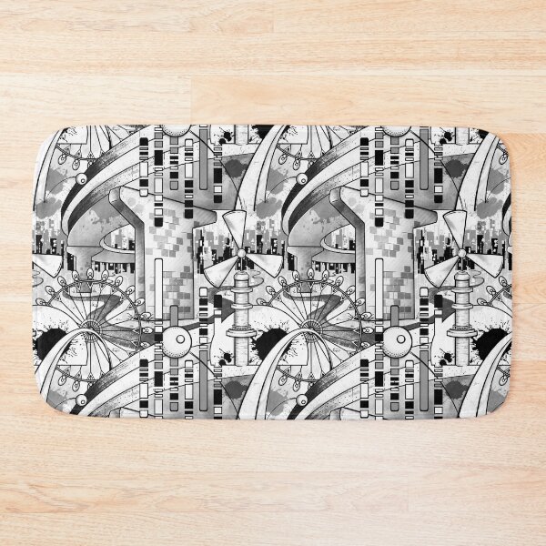 Item preview, Monochromatic Ink Illustration - Architecture/Shapes/Texture/Pattern designed and sold by AEIZLITA N.
