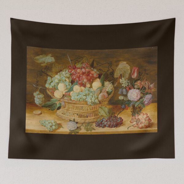 Item preview, Still Life with Fruits in a Basket by Issak Soreau designed and sold by Amanda1775.