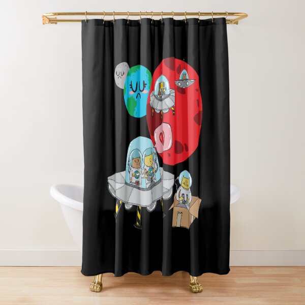 Space Cats Shower Curtain
