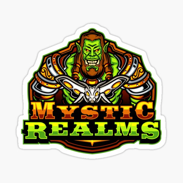 Mystic Realms Logo Sticker