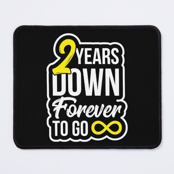 Item preview, Second Wedding Anniversary 2 Years Down Forever to Go designed and sold by haselshirt.