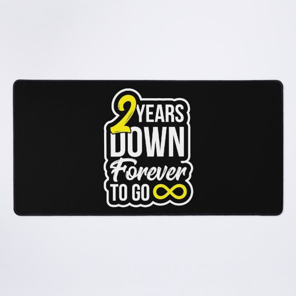 Item preview, Second Wedding Anniversary 2 Years Down Forever to Go designed and sold by haselshirt.