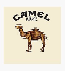 Camel Mirage Band Photographic Print