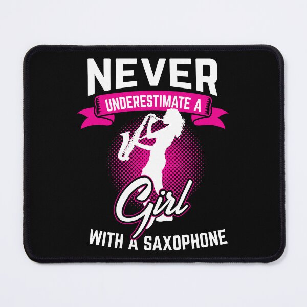 Item preview, Never Underestimate A Girl With Saxophone Gift designed and sold by haselshirt.