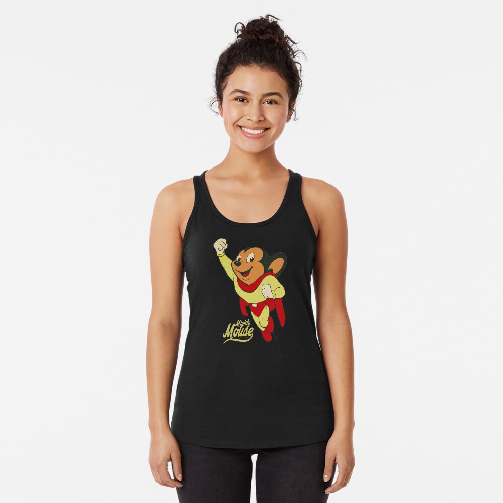 Mighty Mouse - TV Shows Racerback Tank Top