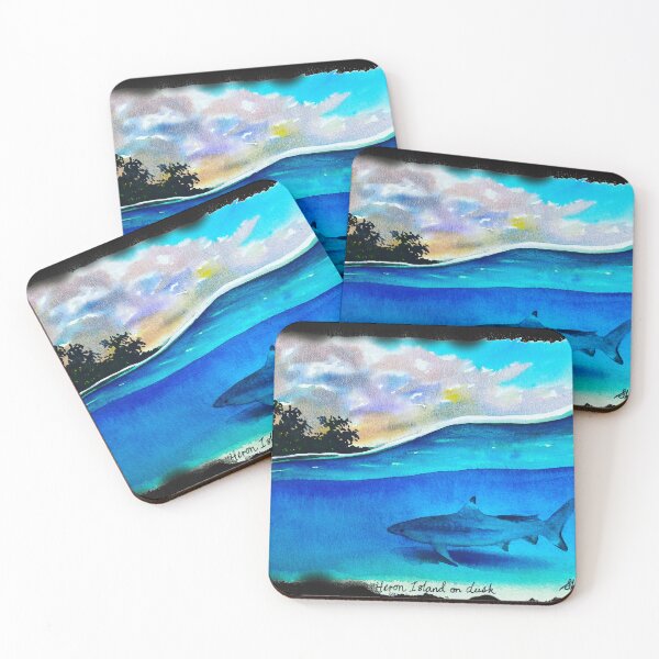 Item preview, Sharks of Heron Island  designed and sold by Skye Elizabeth  Carroll.