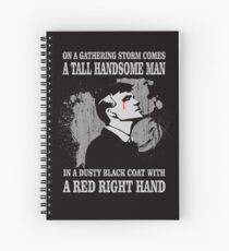 Cuaderno de espiral Un hombre alto y guapo.