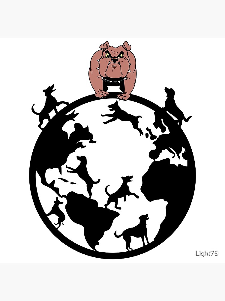 "Cute dogs rule the earth" Poster for Sale by Light79 Redbubble