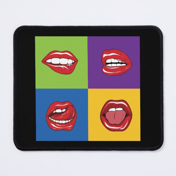 Item preview, Pop Art Shirt Lips Graphic Art Retro Gift Tee designed and sold by haselshirt.