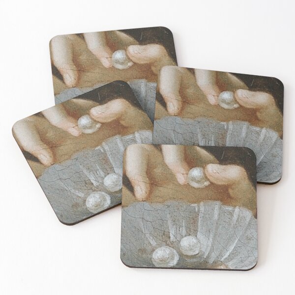 Item preview, Pearls in the Shell Painting designed and sold by apopofbeauty.