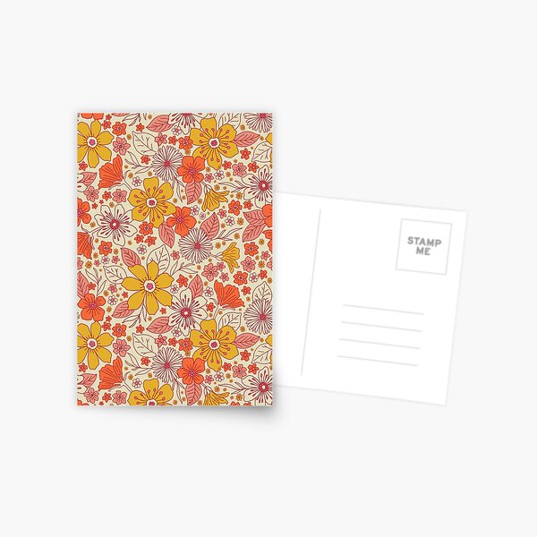Item preview, Retro 1960s Mod Floral designed and sold by somecallmebeth.